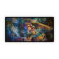 Abstract Figures in Motion: Wall Paintings by Canvas Myntra