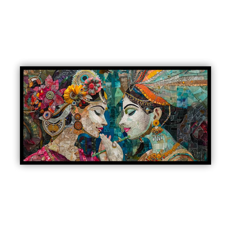 Krishna Wall Paintings by Canvas Myntra