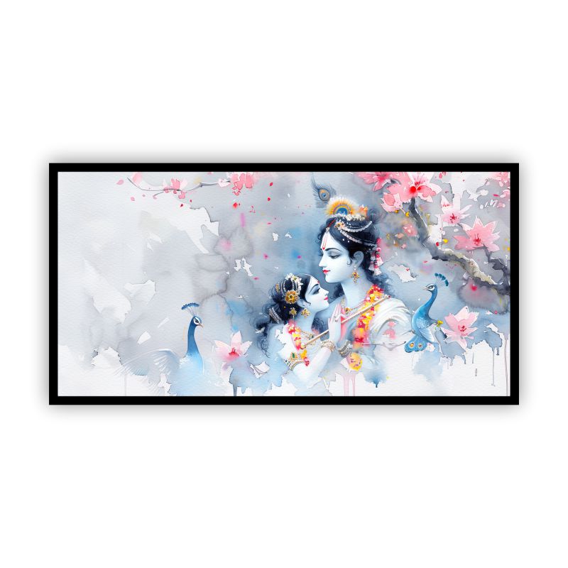 Krishna Wall Paintings by Canvas Myntra