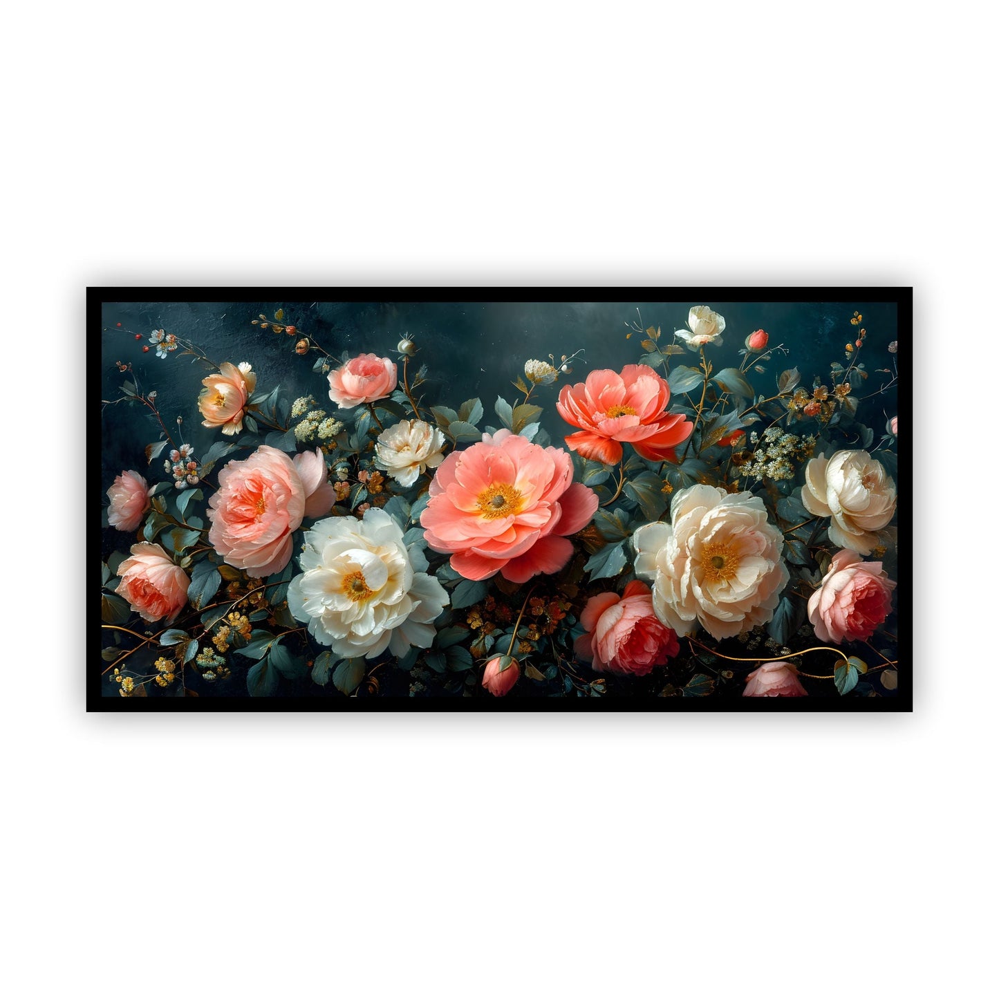 Blooming Flower Wall Painting | Perfect Gift for Art Lovers