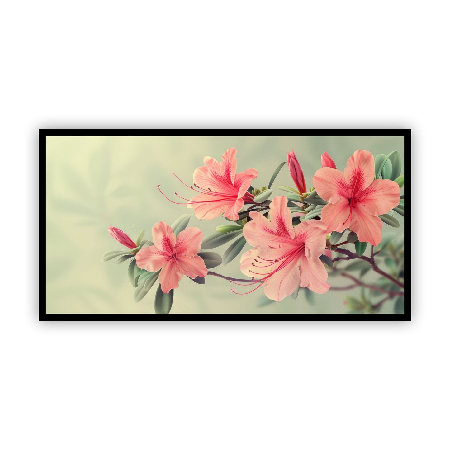 Abstract Flower Wall Art | Modern Canvas for Home | Floral Abstract Elegance