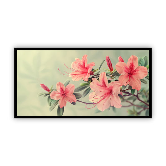 Abstract Flower Wall Art | Modern Canvas for Home | Floral Abstract Elegance