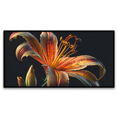 Canvas Myntra | Lily Flower Canvas | Wall Painting for Living Room, Bedroom, and Office.