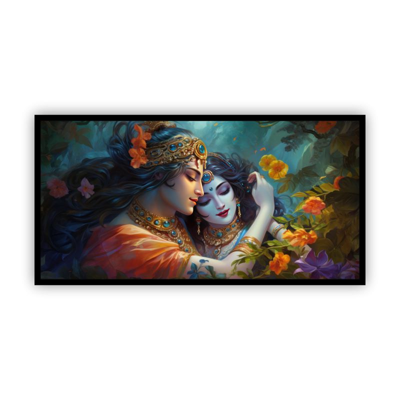 Radha Krishna Painting for Wall | Artistic Symbol of Love & Devotion