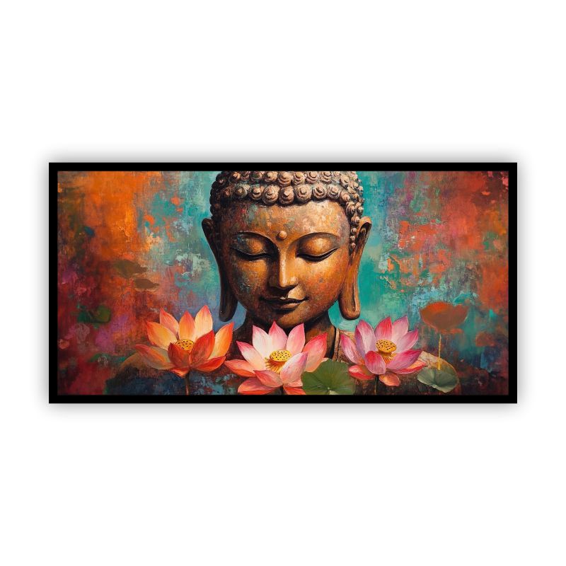 Canvas Myntra Buddha Wall Painting | Perfect for Meditation Spaces