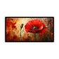 Elegant Floral Wall Art for Office & Living Room Decor | Modern Canvas Painting