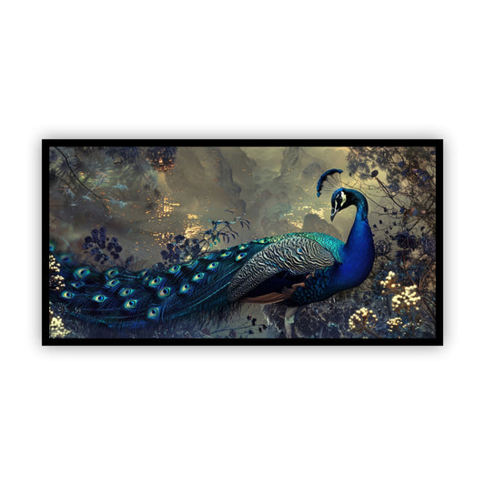 Transform Your Space with Canvas Myntra Peacock Art | Tranquil Wall Paintings for Serene Interiors