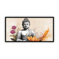 Serenity of Lord Buddha Wall Paintings by Canvas Myntra