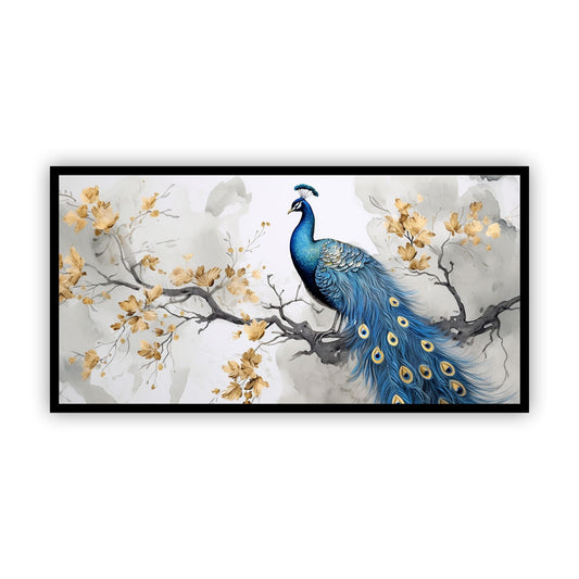 Peacock Spiritual Wall Painting | Perfect Home Decor by Canvas Myntra