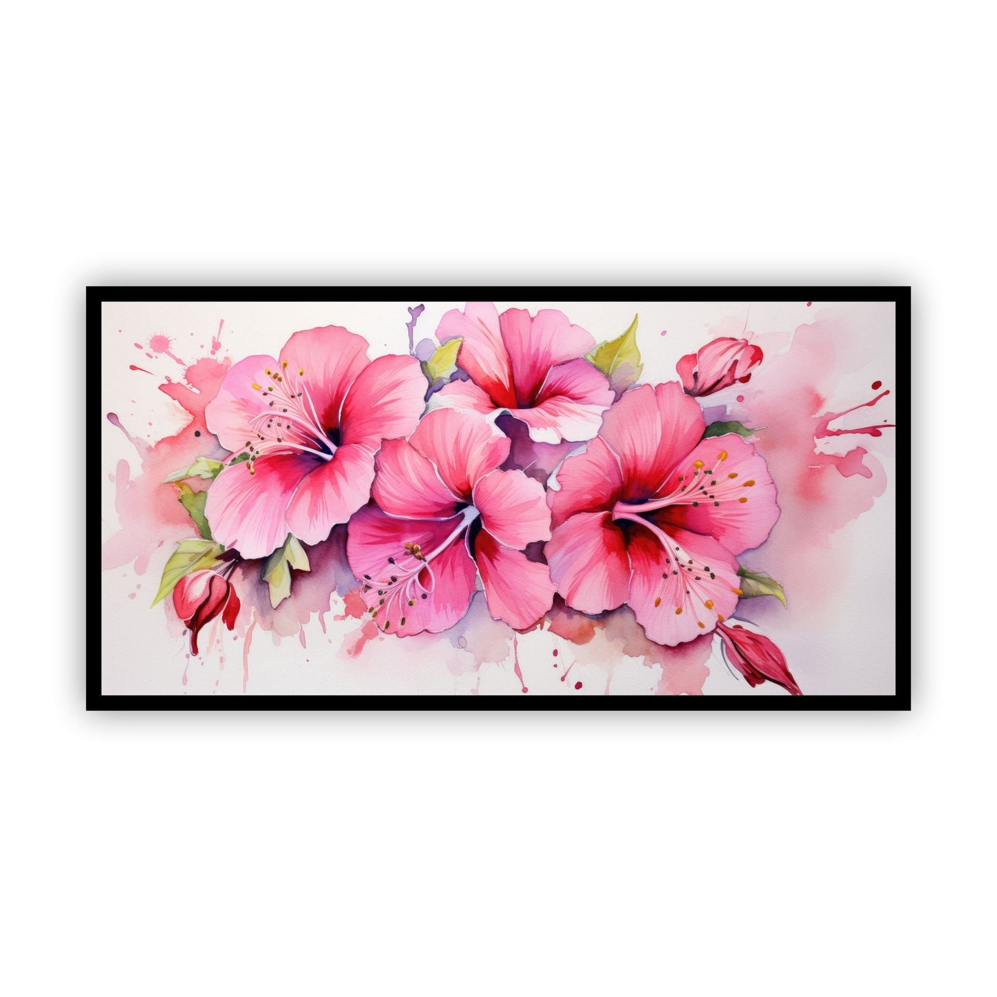 Soft Pink Blooms | Artistic Flower Canvas | Wall Decor for Your Home