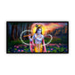 Elegant Krishna Wall Painting | Peaceful Home Decor