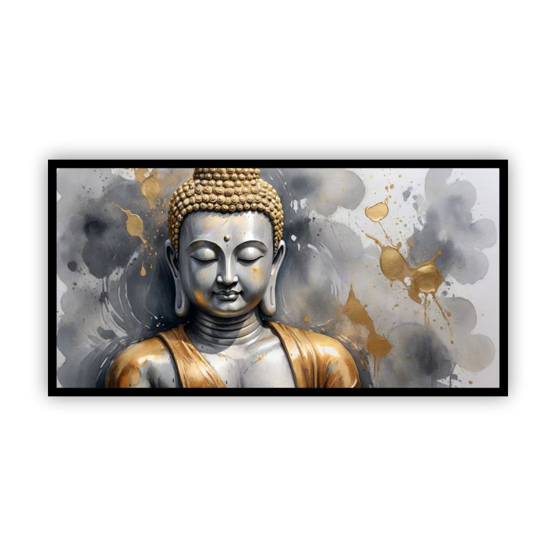 Canvas Myntra Buddha Wall Art | Perfect Addition to Your Meditation Space