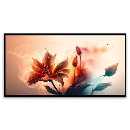 Canvas Myntra abstract-background-with-fabulous-flowers- for Living Room, Bedroom, Office.