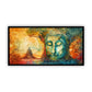 Serenity of Lord Buddha Wall Paintings by Canvas Myntra