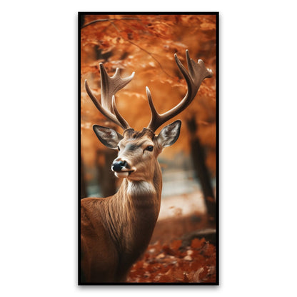 Canvas Myntra Realistic Deer with Nature Canvas Wall Art | Tranquil Wildlife Scenery for Home & Office Décor