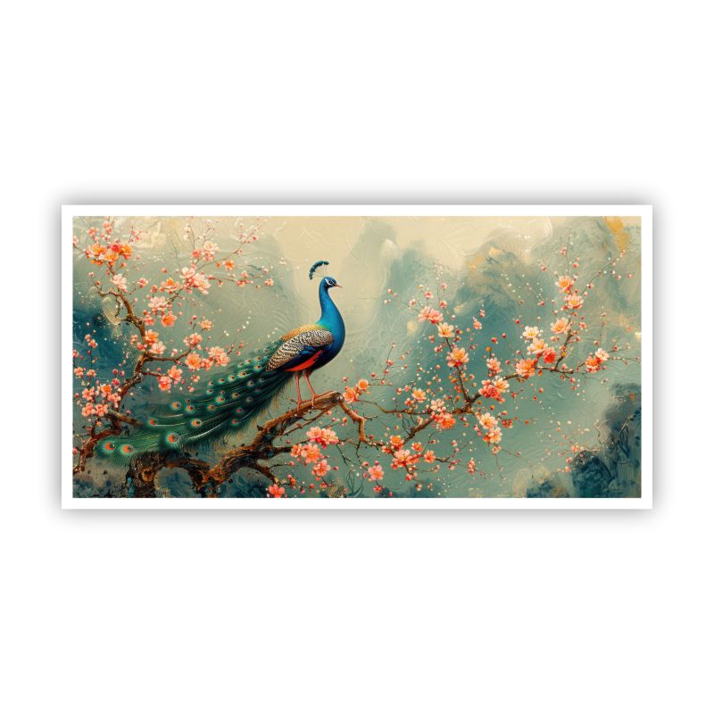 Peacock paintings