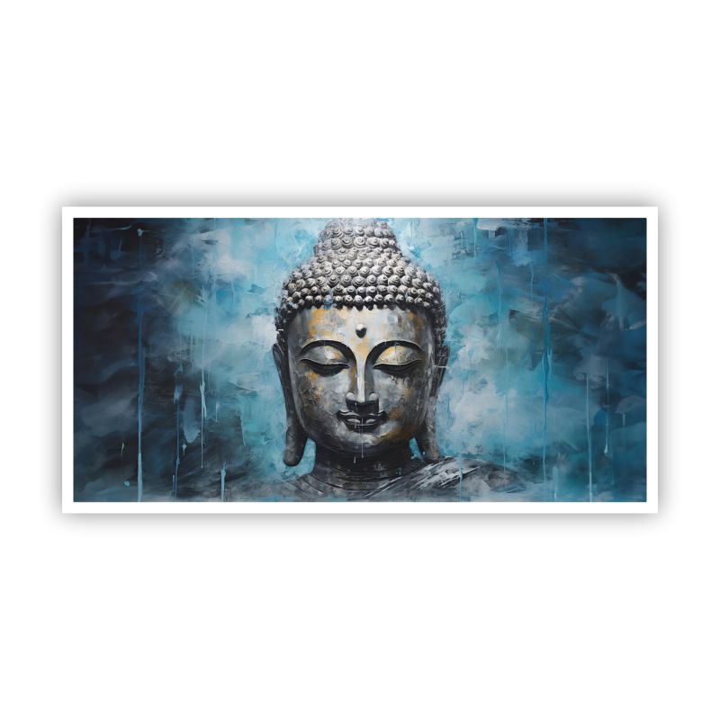 Serenity of Lord Buddha Wall Paintings by Canvas Myntra