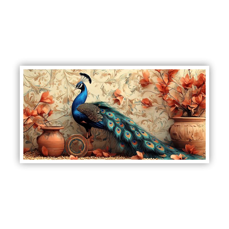 Peacock paintings