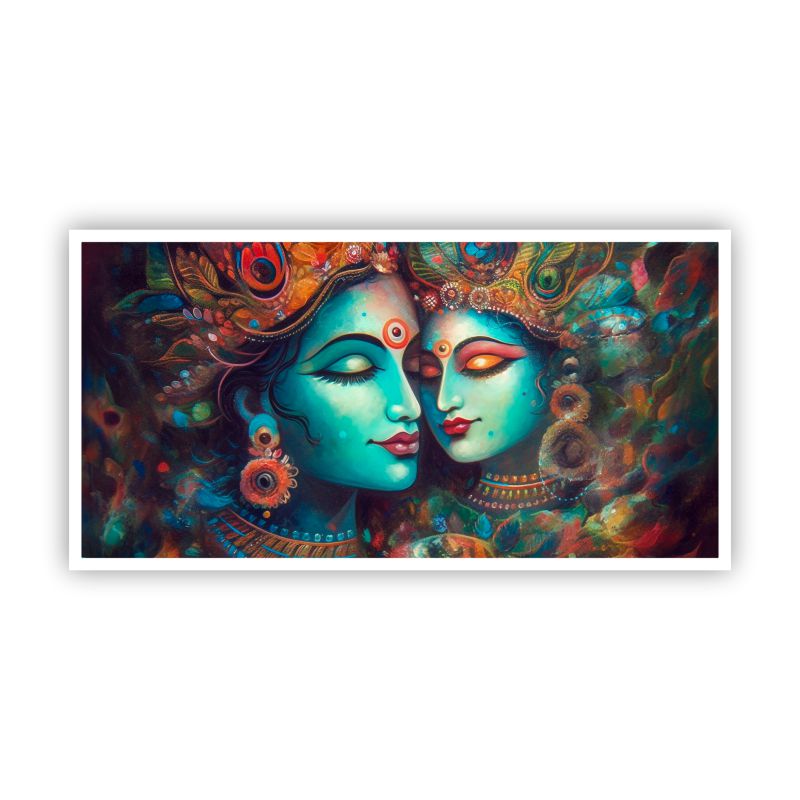 Krishna Wall Paintings by Canvas Myntra