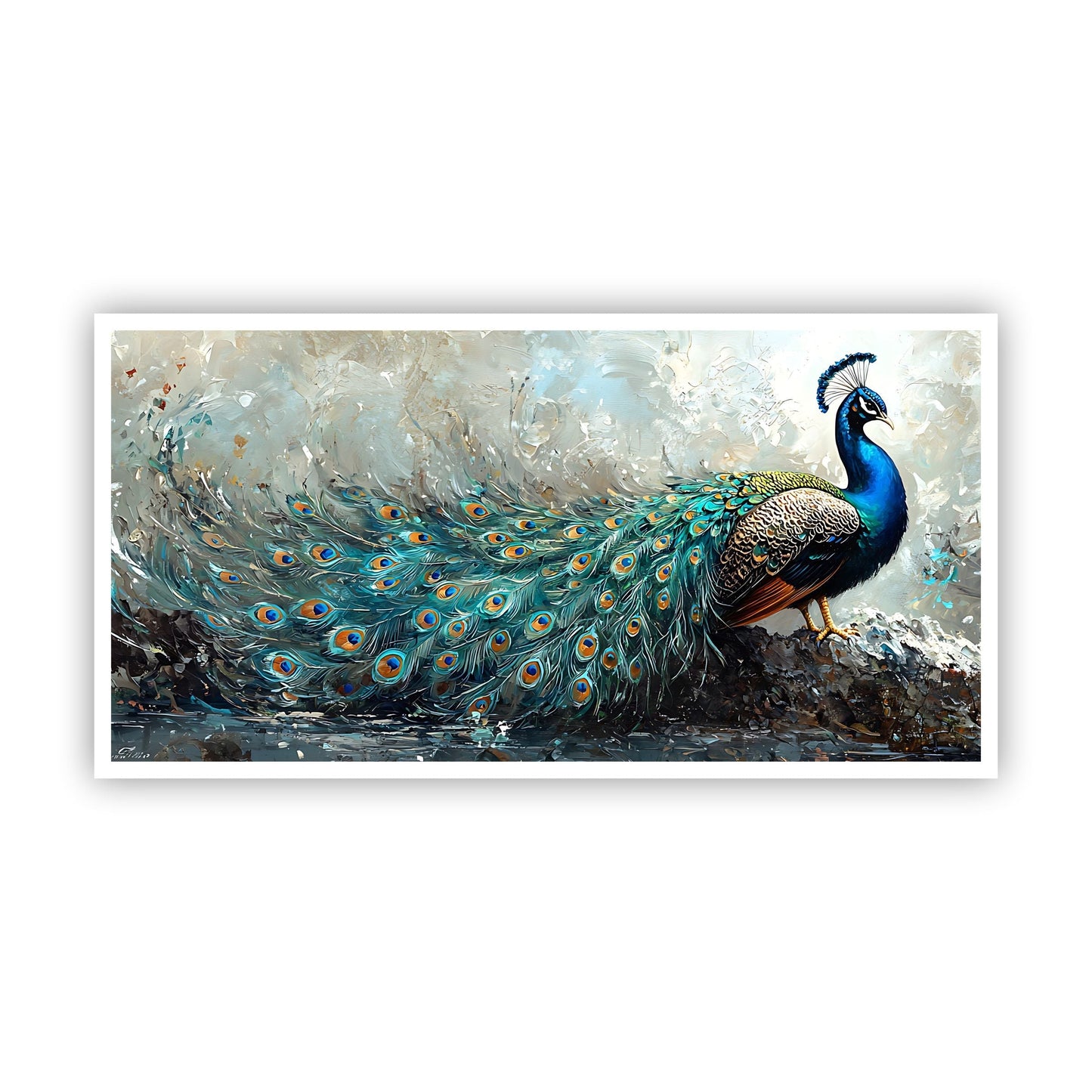 Serenity Through Art | Discover Creative Peacock and Zen Paintings for Peaceful Interiors