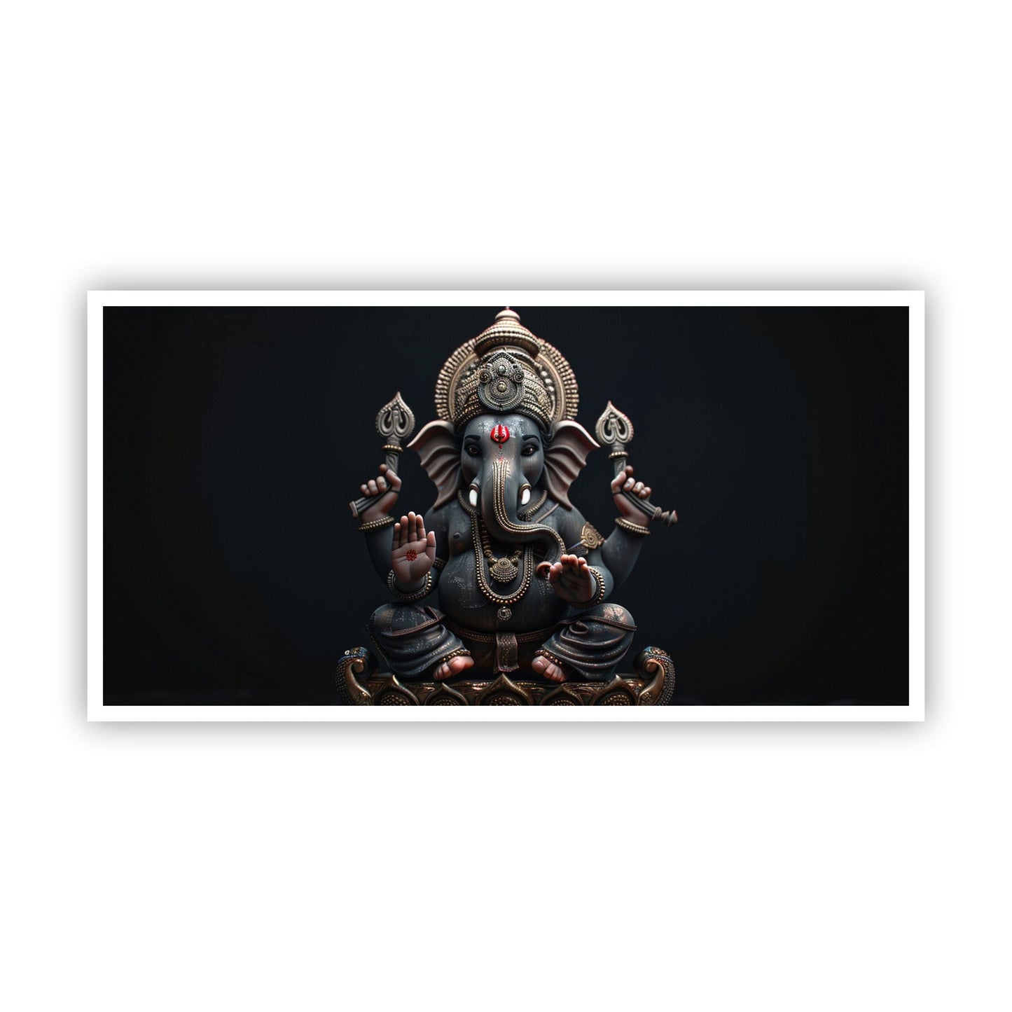 Lord Ganesha Spiritual Wall Art | Uplift Your Decor with Canvas Myntra