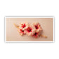 Delicate Flower Wall Painting | Elegant Floral Art for Dining Room Decor