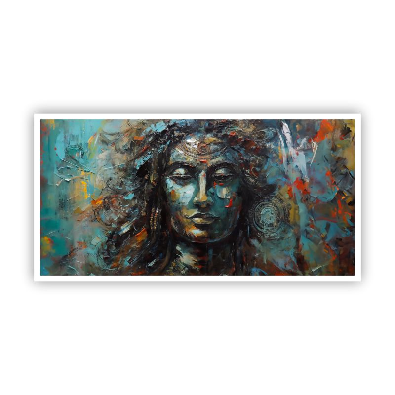 Abstract Figures in Motion: Wall Paintings by Canvas Myntra