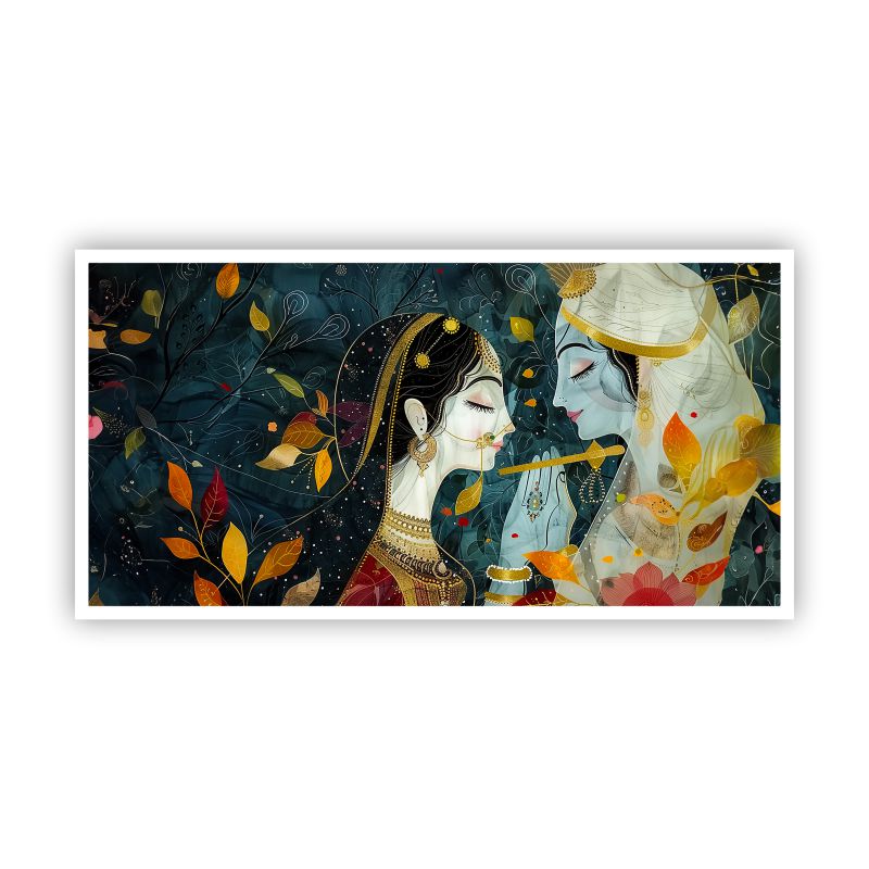 Krishna Wall Paintings by Canvas Myntra