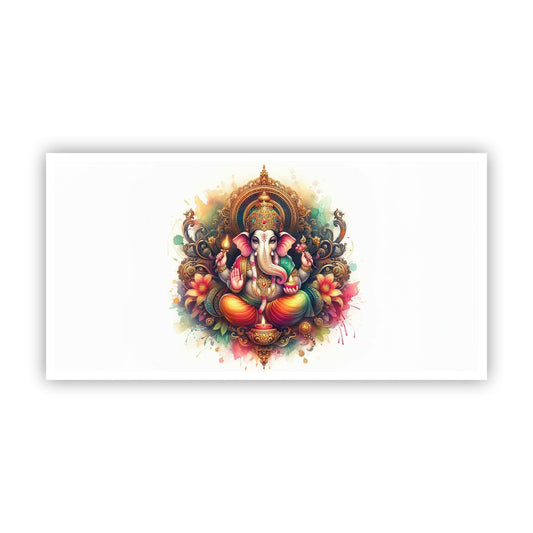 Lord Ganesha Spiritual Wall Painting | Perfect Home Decor by Canvas Myntra