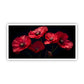 Vibrant Red Botanical Flower Wall Art Painting | Nature Lover’s Choice