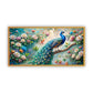 Canvas Myntra Peacock Painting | Enhance Your Space with Zen Serenity