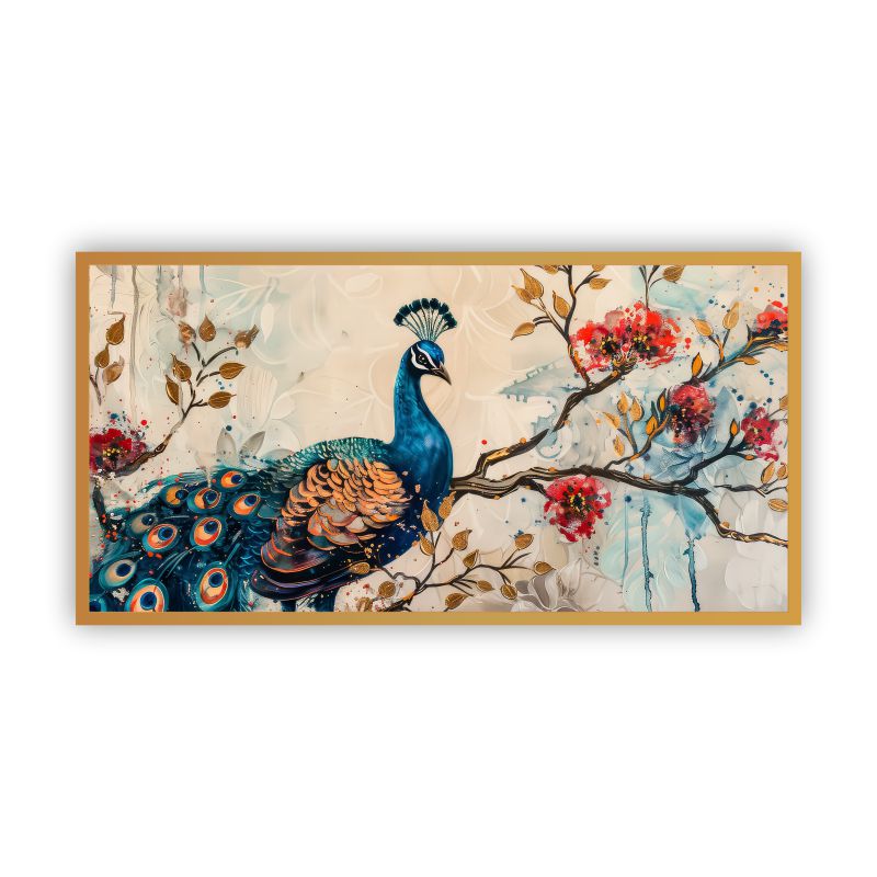 Peacock paintings