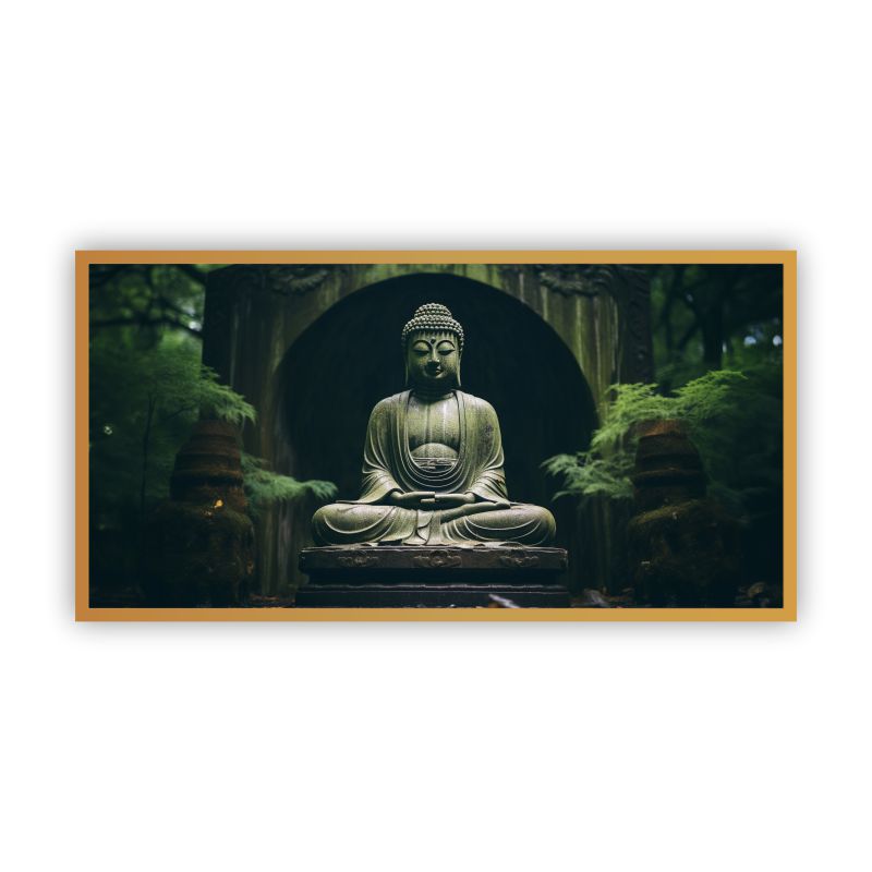 Serenity of Lord Buddha Wall Paintings by Canvas Myntra