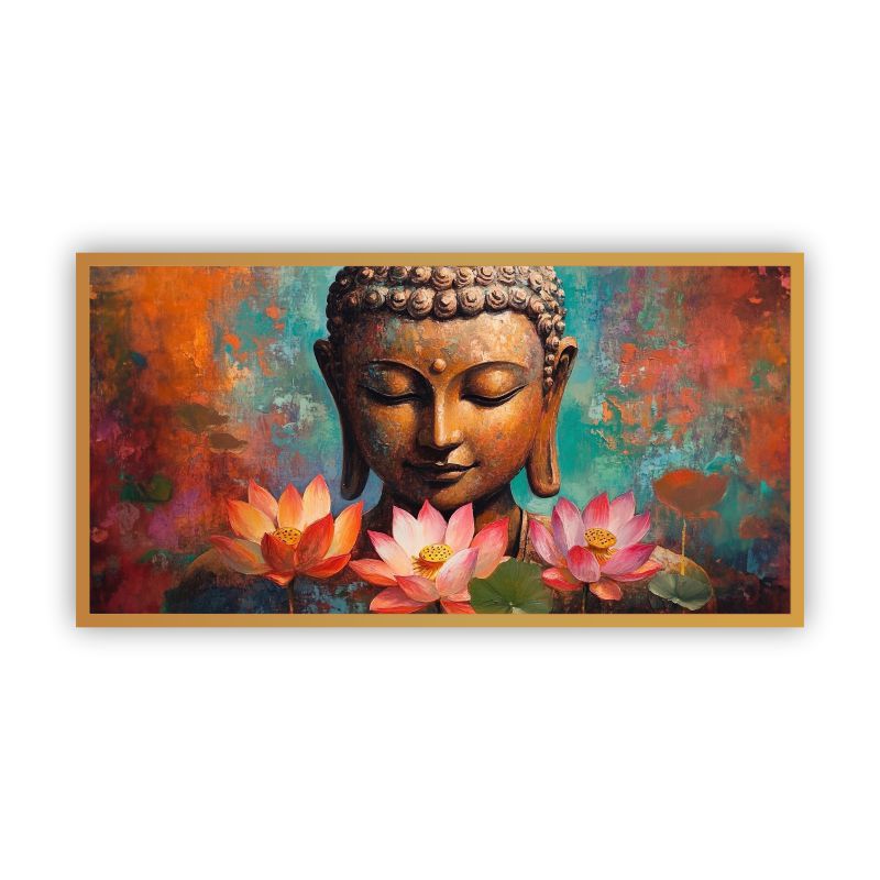 Canvas Myntra Buddha Wall Painting | Perfect for Meditation Spaces