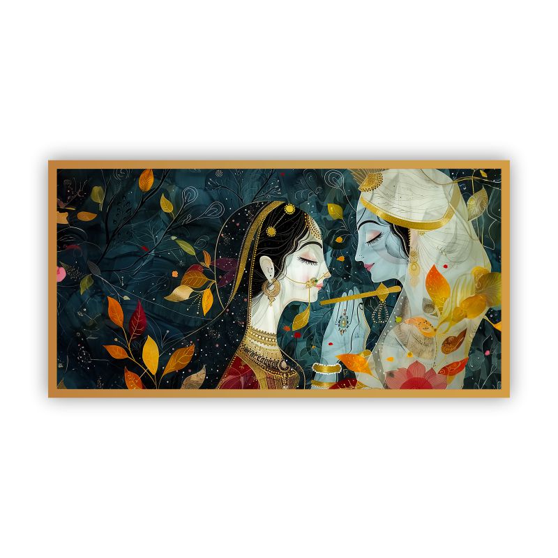 Krishna Wall Paintings by Canvas Myntra