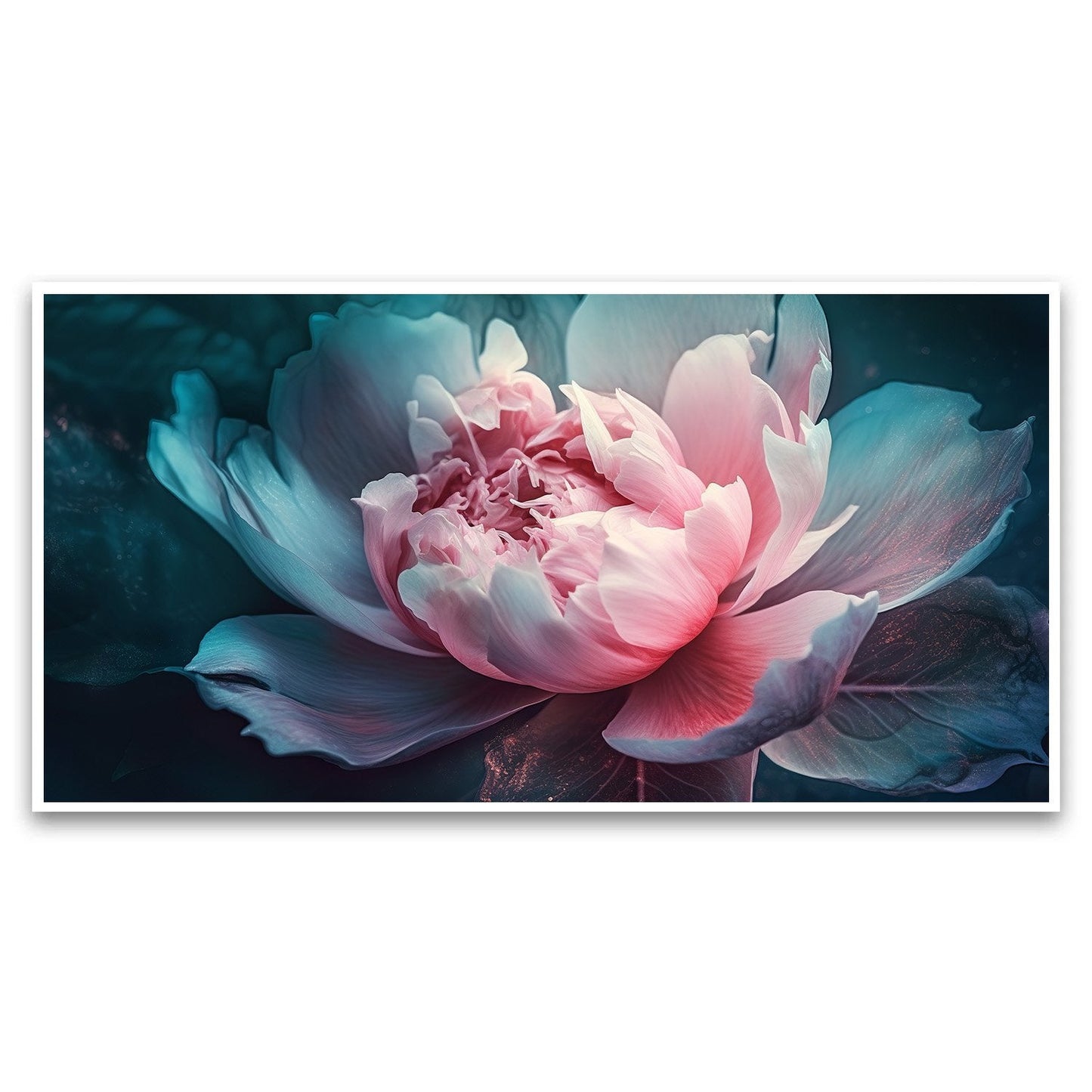 Canvas Myntra Pink Lotus Pond Wall Art | Serene Zen Decor