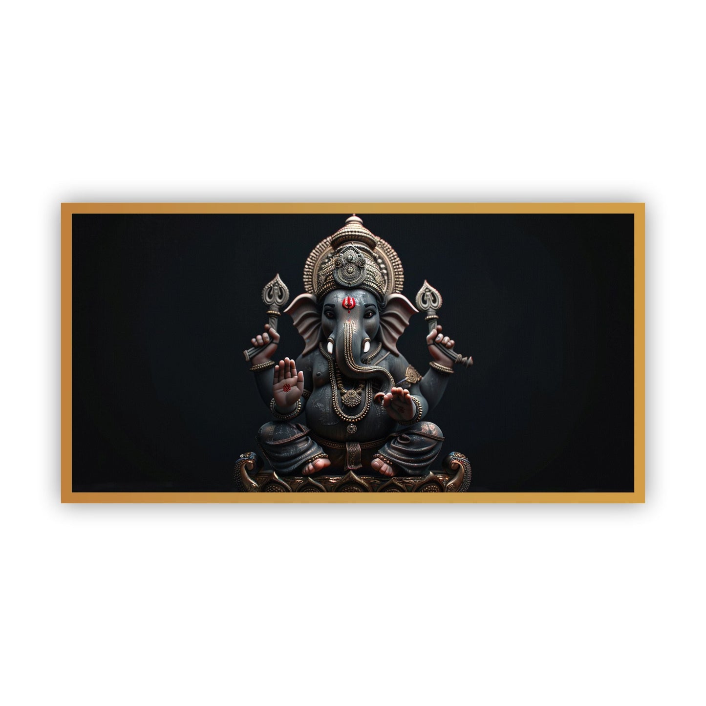 Lord Ganesha Spiritual Wall Art | Uplift Your Decor with Canvas Myntra