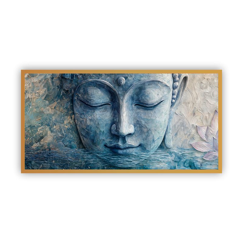 Serene Gautam Buddha Painting | Add Tranquility to Your Home by Canvas Myntra