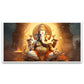 The Remover of Obstacles | Lord Ganesh Canvas | Wall Painting for Living Room, Bedroom, Office.