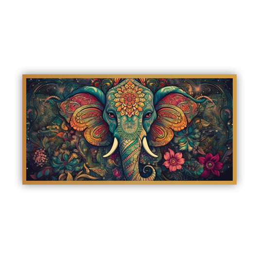 Canvas Myntra | Infuse Peace with Our Lord Ganesha Spiritual Art