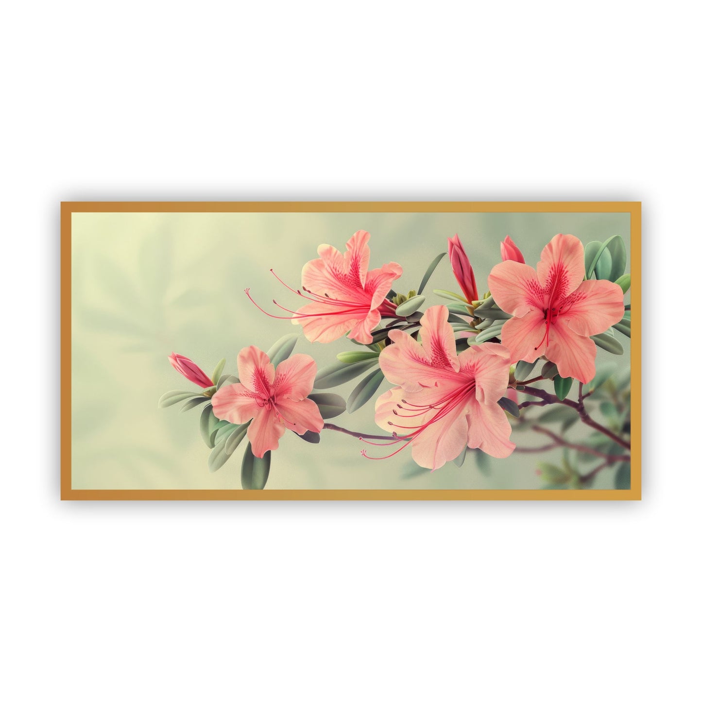 Abstract Flower Wall Art | Modern Canvas for Home | Floral Abstract Elegance