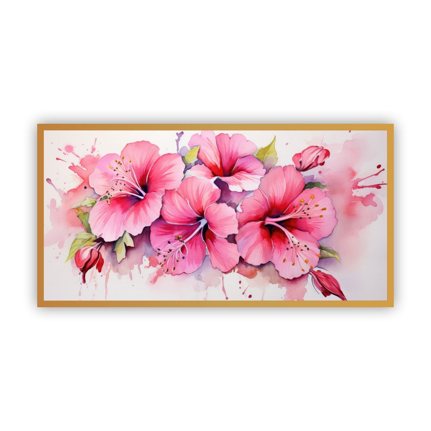 Soft Pink Blooms | Artistic Flower Canvas | Wall Decor for Your Home