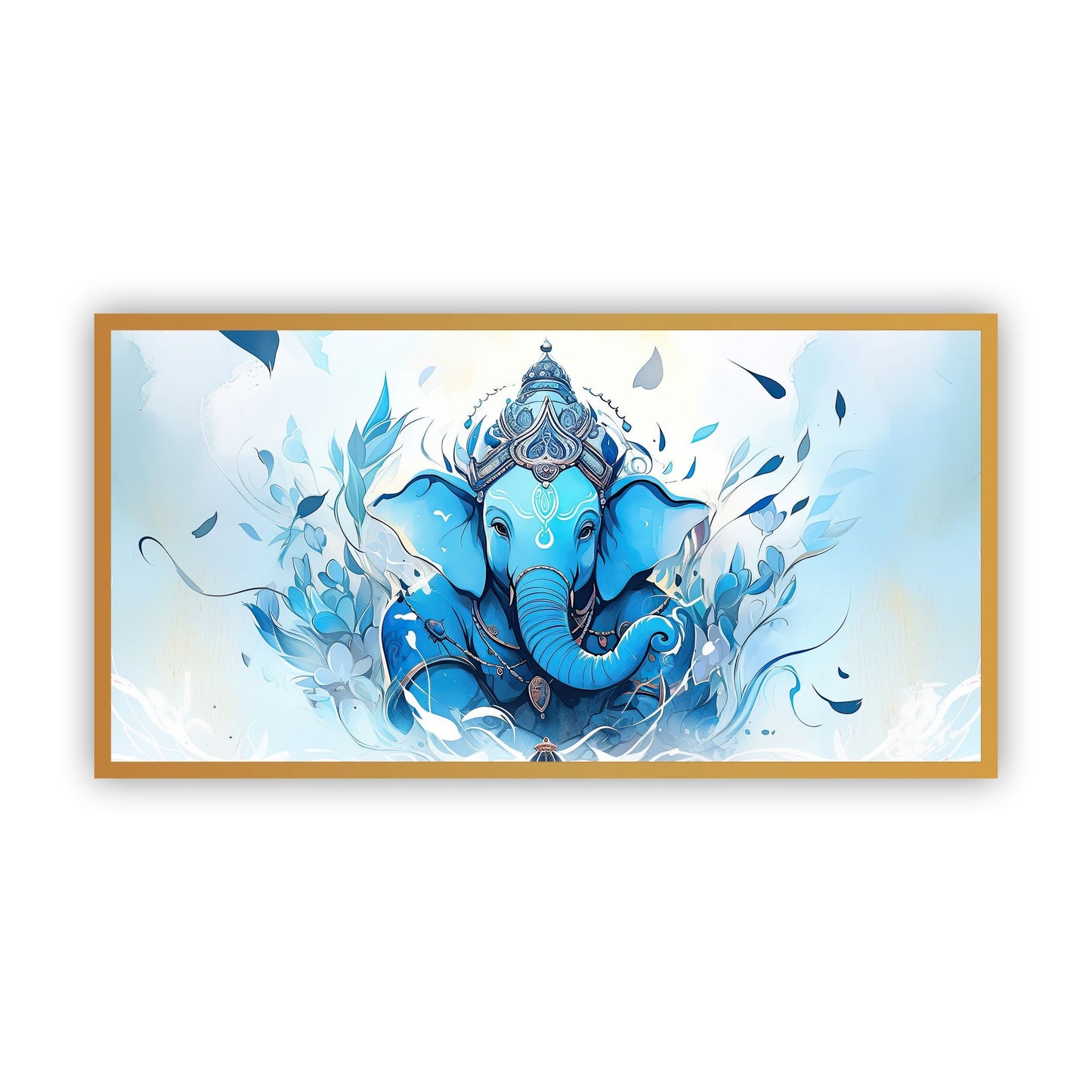 Lord Ganesha Canvas Wall Art | Bring Peace Home with Canvas Myntra