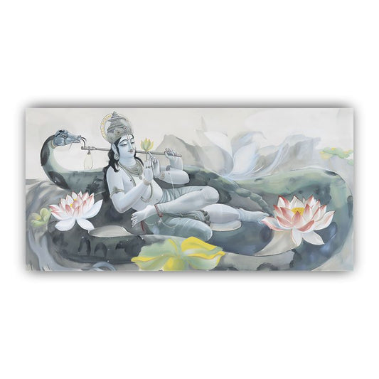 Krishna Wall Paintings by Canvas Myntra