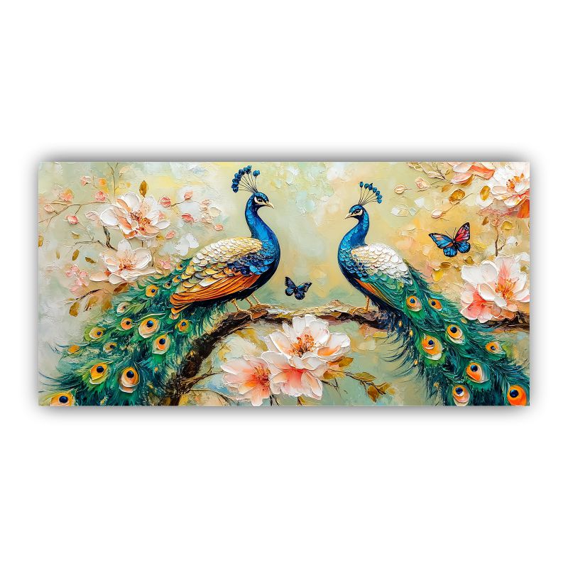 Peacock paintings