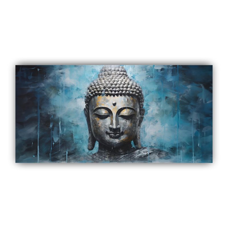 Serenity of Lord Buddha Wall Paintings by Canvas Myntra