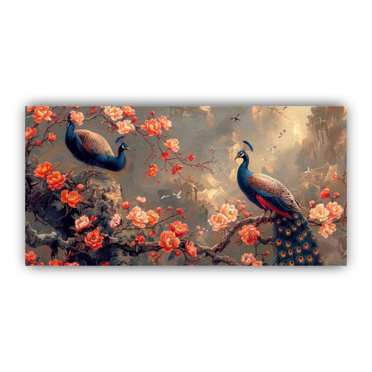 Peacock paintings