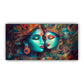 Serene Radha Krishna Painting | Add Tranquility to Your Home by Canvas Myntra