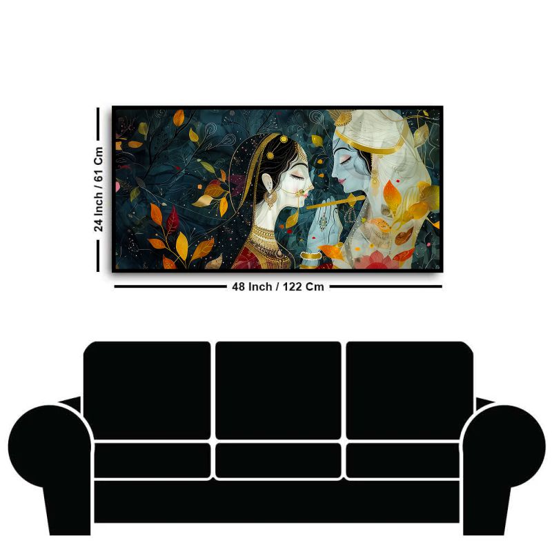 Krishna Wall Paintings by Canvas Myntra