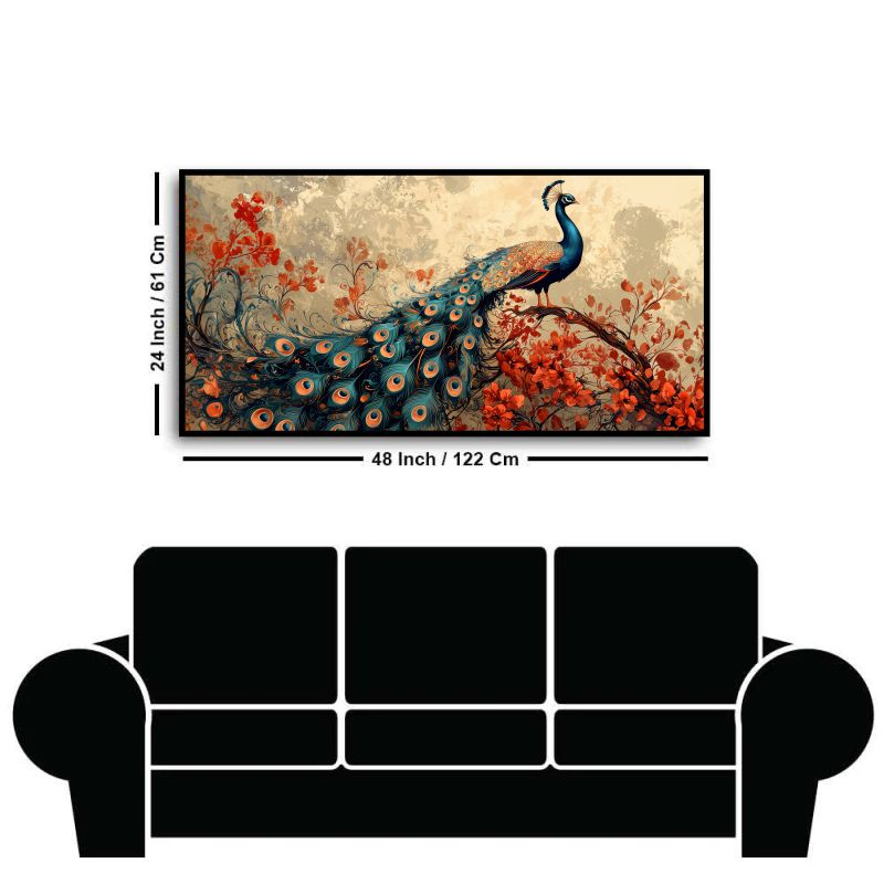 Peacock paintings